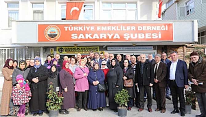 Başkan Alemdar Emekliler Derneği’ne Misafir Oldu