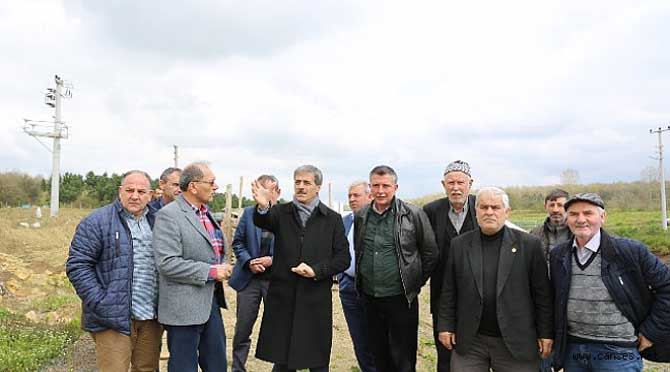 Başkan Alemdar Gökçeören’deki Çalışmaları İnceledi