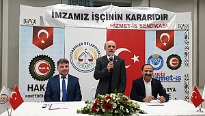 Başkan Cavit Öztürk İşçinin Yüzünü Güldürdü