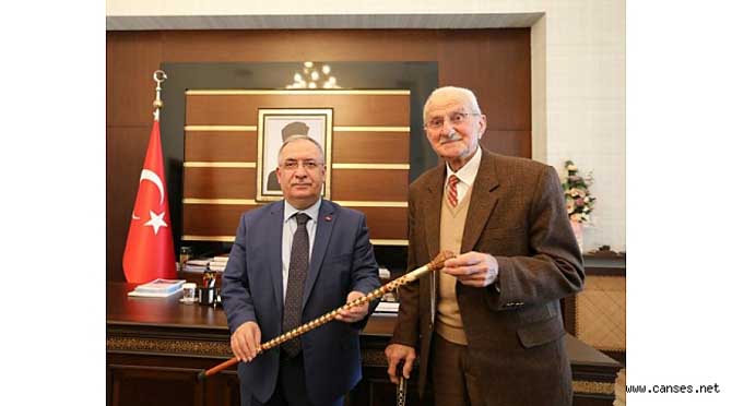 BASTON USTASI ÇAKINER’DEN VALİ NAYİR’E ZİYARET