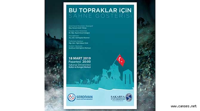 “Bu Topraklar İçin“18 Mart’ta sahnelecek