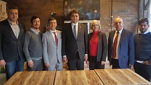 DEMOKRAT PARTİ GENEL BAŞKANI AĞIRLADI