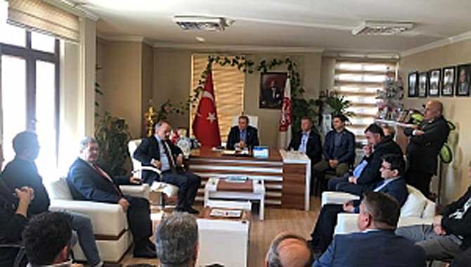 ERENLER AK PARTİ BELEDİYE BAŞKAN ADAYI FEVZİ KILIÇ ASKF ZİYARET ETTİ