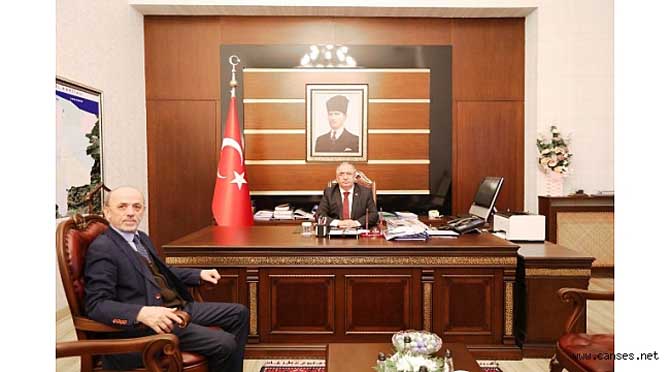 ERENLER BELEDİYE BAŞKANI ÖZTÜRK VALİ NAYİR’İ ZİYARET ETTİ