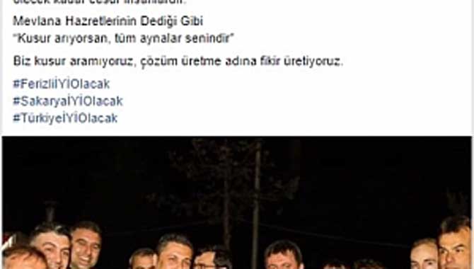 Ferizli Belediye Başkan Adayı Çiçek'ten Çok Konuşulan Paylaşım