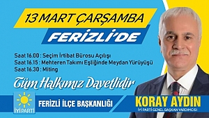 Ferizli’de Koray Aydın Heyecanı