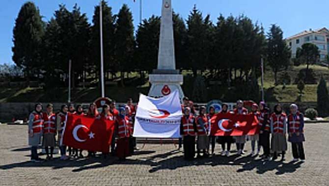 Gençler Çanakkale Şehitlerini Unutmadı