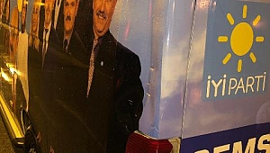 İYİ Parti Erenler Belediye Başkan Adayı Şemsettin Duman’ın Seçim Aracına Çirkin Saldırı