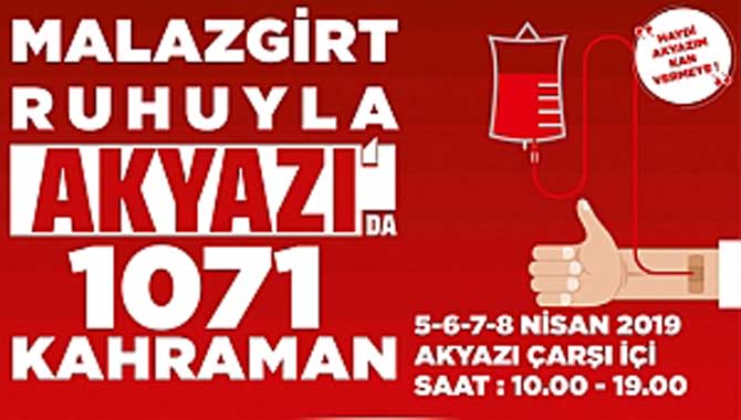 MALAZGİRT RUHUYLA AKYAZI’DA 1071 KAHRAMAN