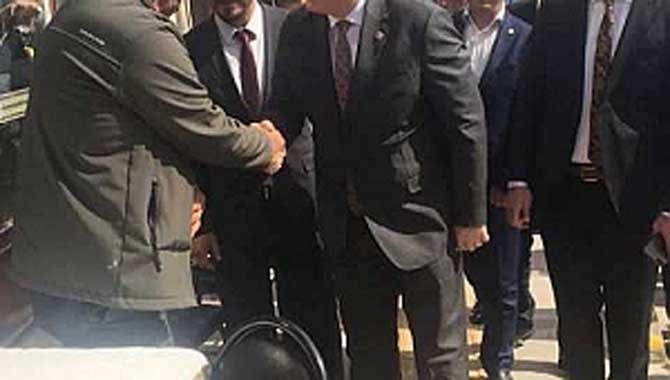 MHP Taraklı Belediye Başkan Adayı İbrahim Pilavcı İlçe Merkezinde Ziyaretlerde Bulundu
