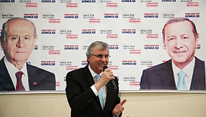 Millete Hizmet Sevdamızla Hareket Ediyoruz