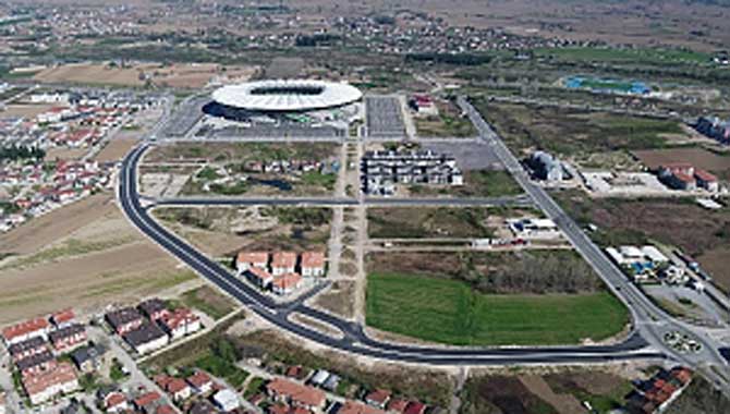 Stadyum Bölgesine Yeni Duble Yol