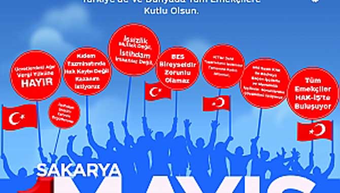 1 MAYIS EMEKÇİLERİN ULUSLARARASI BİRLİK, MÜCADELE VE DAYANIŞMA GÜNÜ KUTLU OLSUN