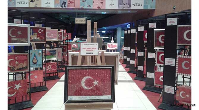 “81 İlde Şanlı Bayrağım” Sergisi Açıldı.