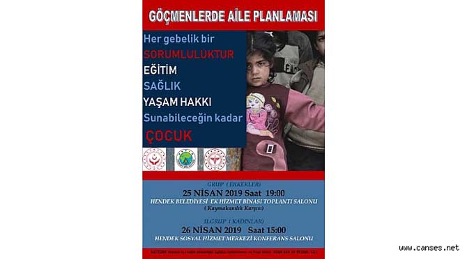 GÖÇMENLERDE AİLE PLANLAMASI