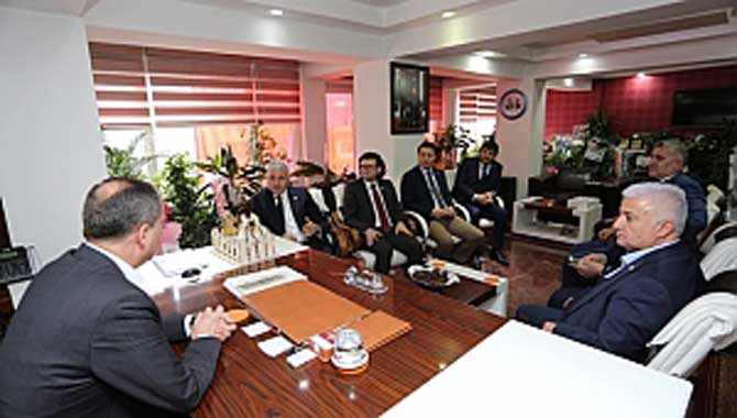 SATSO İLÇE ZİYARETLERİNE DEVAM ETTİ