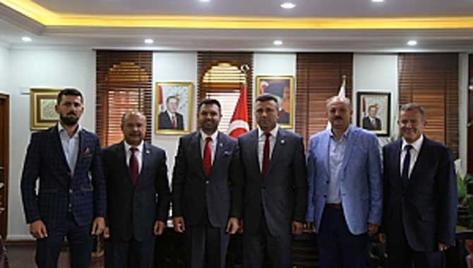 Başkan Özen'e Başkan Övün' den Hayırlı Olsun Ziyareti