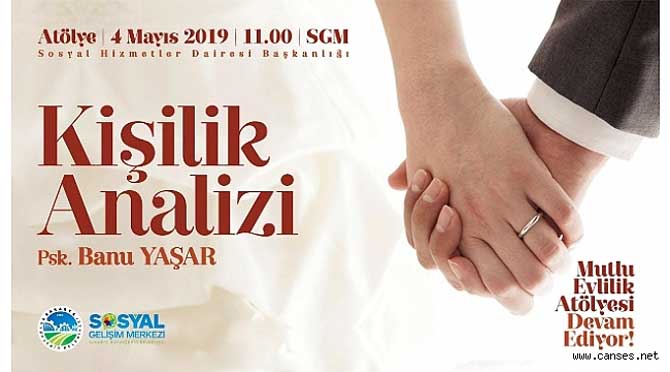 Evlilik Atölyesi’nde kişilik analizi konuşulacak