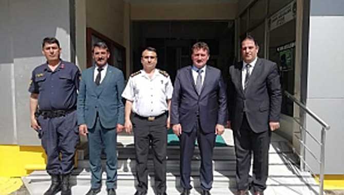 İL JANDARMA KOMUTANINDAN BAŞKAN GÜNDOĞDU'YA ZİYARET