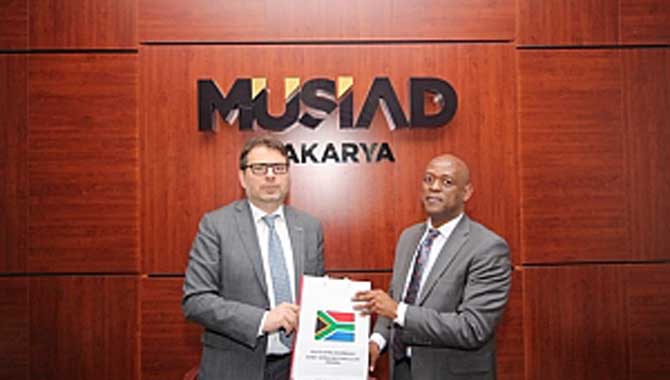 MÜSİAD Güney Afrika Büyükelçisi Müsteşarı PulengChaba’yı Ağırladı