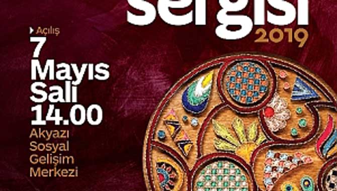 SAMEK Akyazı’dan Yılsonu Sergisi