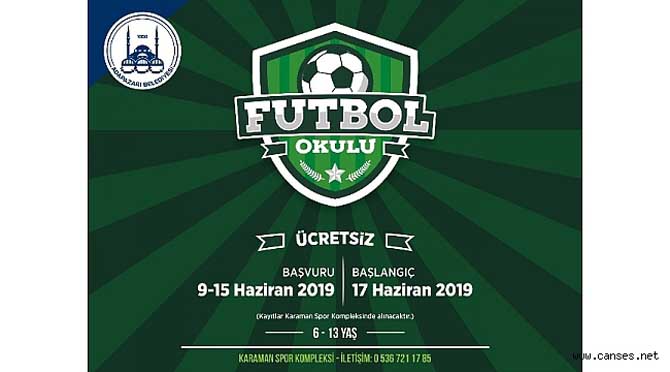 Futbol Okulu’nda Son Kayıt 15 Haziran