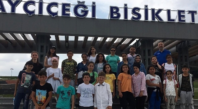 Güvenli sürüşler Ayçiçeği Bisiklet Vadisi’nde