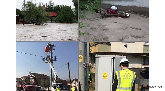SEDAŞ YAĞMUR ÇAMUR DEMEDEN ENERJİ VERME MÜCADELESİNE DEVAM EDİYOR
