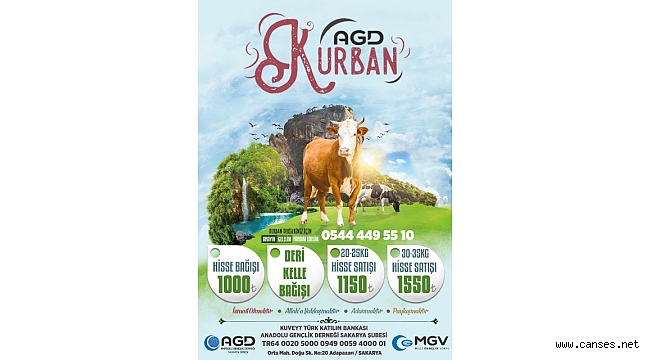 AGD SAKARYA’DAN KURBAN ORGANİZASYONU