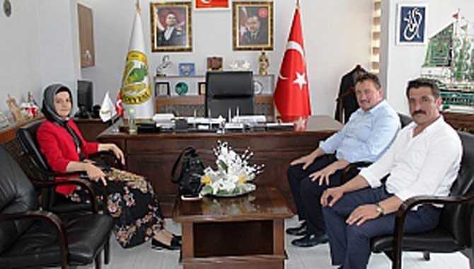 KAYMAKAM ÇİÇEKLİ'DEN BAŞKAN GÜNDOĞDU' YA ZİYARET