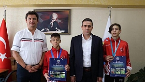 Kaymakam İlyas Memiş Karatecileri ödüllendirdi