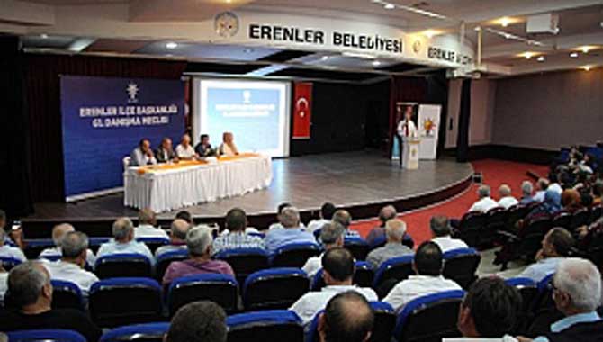 ERENLER İLÇE TEŞKİLATI DANIŞMA MECLİSİNDE BİR ARAYA GELDİ