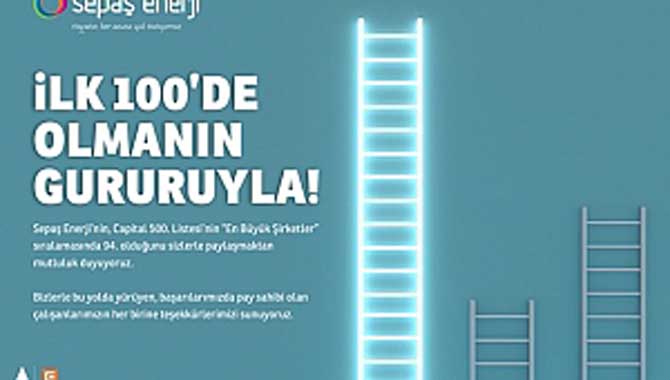 Sepaş EnerjiCapital 500 listesinde ilk 100’de