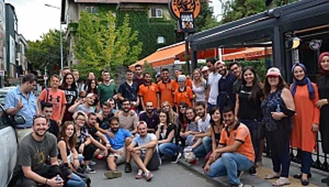 SGM ve Engelsiz Kafe erasmus öğrencilerini ağırladı