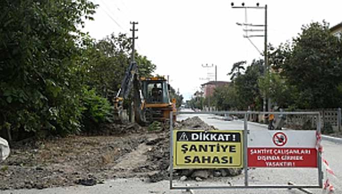 Alifuatpaşa Suat Yalkın Caddesi’nde çalışmalar başladı