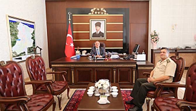 Askerlik Şubesi Başkanı Albay Tek’ten Vali Nayir’e Ziyaret