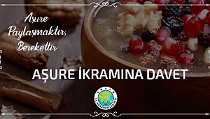 Aşure ikramına davet