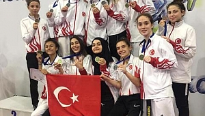 Büyükşehirli sporcu altın madalyanın sahibi oldu