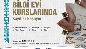 Camili Bilgievi Kursiyerlerini Bekliyor