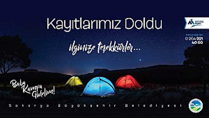 Çocuklar babalarıyla kamp heyecanı yaşayacak