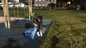 İYİ Gençlik Kent Park'ta temizlik yaptı