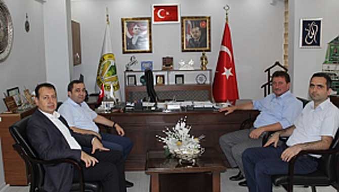 KAYMAKAM VE MÜFETTİŞLERDEN BAŞKAN GÜNDOĞDU’ YA ZİYARET