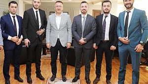 Kınalılar Derneği’nden teşekkür ziyareti