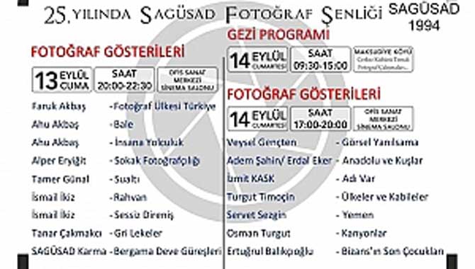 SAGÜSAD 25nci yıl etkinliklerine 13 Eylül ‘de başlıyor
