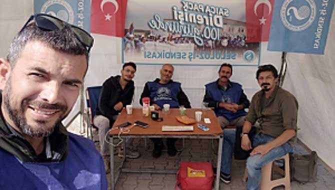 Saica Pack işçisi direnişin 125'inci gününde 