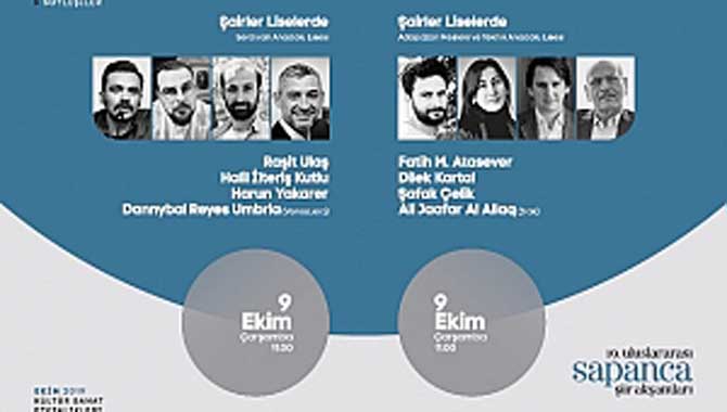 19. Uluslararası Sapanca Şiir Akşamları başlıyor