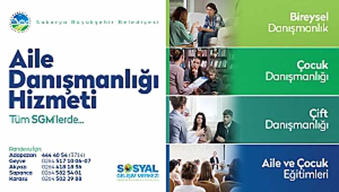 Aile Danışmanlığı hizmetleri SGM’lerde