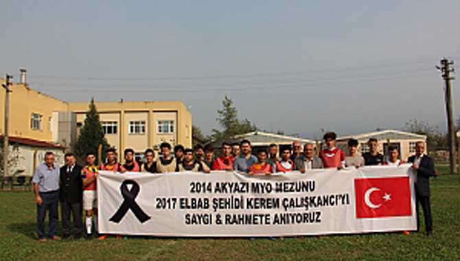 AKYAZI MYO ŞEHİDİNİ UNUTMADI