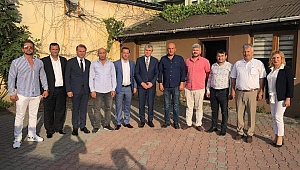 Başkan Yüce'den, Sakarya 2’inci El Oto Galericileri Sitesi'nin hayırlı olsun ziyareti