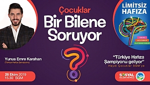 Çocuklar hafıza şampiyonu ile buluşacak